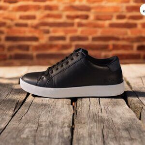 Ben Sherman Bromley Mens Casual Shoes Sneakers Lace up Size 8 Black white navy